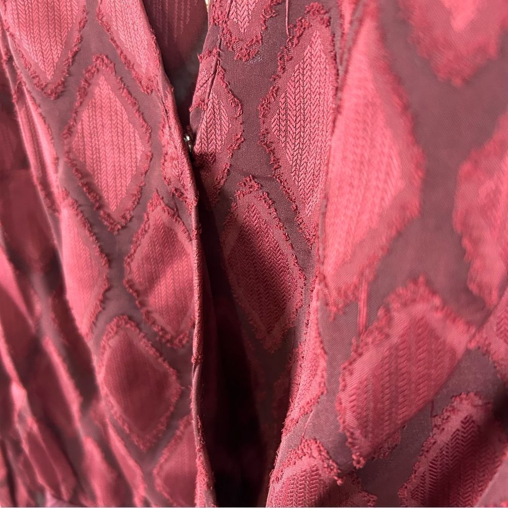 Band Of The Free‎ Bodysuit Womens XS Merlot Agatha Merlot Surplice Bodysuit - Picture 7 of 12